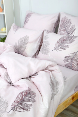 Пододеяльник перкаль Гэтсби серый