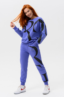 Костюм 28012 лиловый+черный