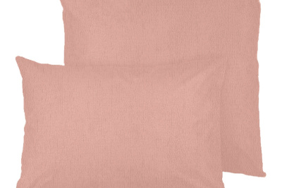 Наволочки махровые на молнии 2шт. розовый